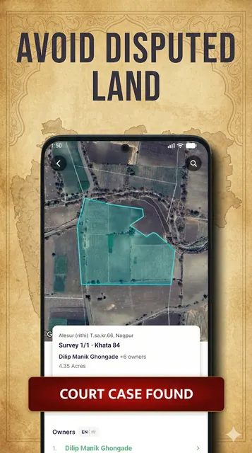 BhuMe: 7/12 Title Check Maha screenshot 6