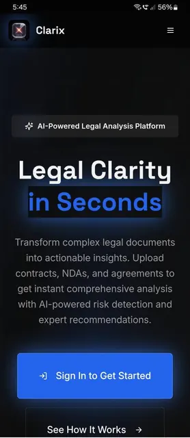 Clarix - AI Document Analyzer screenshot 1