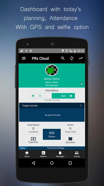 Prx Sales team automation SFA screenshot 1