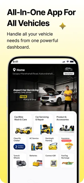 Hoora: Car Wash & Bike Care screenshot 2