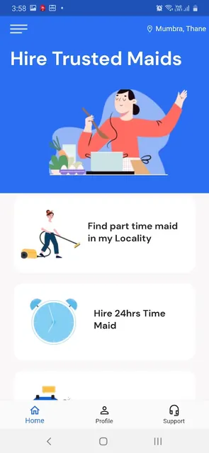 Bookmybai - Maids, Cook, Nanny screenshot 1