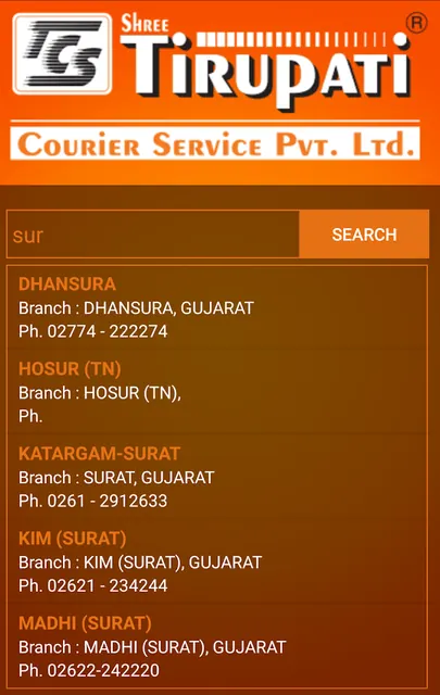 Shree Tirupati Courier screenshot 4