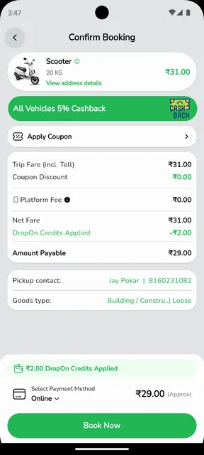 DropOn Delivery: Fast Delivery screenshot 5