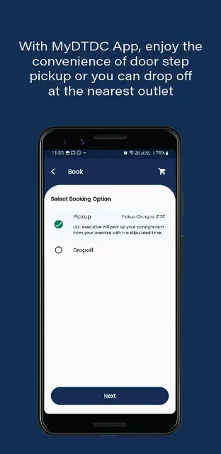MyDTDC: Book | Send | Track screenshot 4