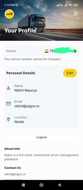 Signo Transporter & Driver App screenshot 5