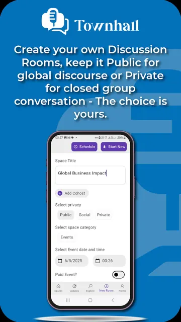 Townhall - Live Voice Chats screenshot 3