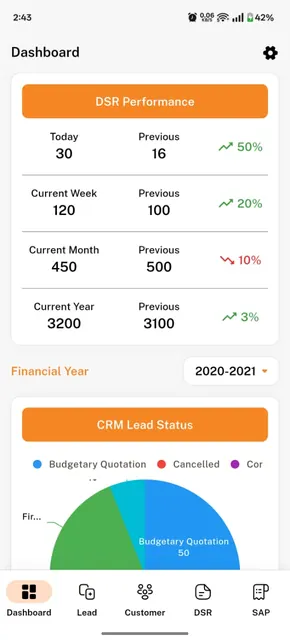 Axis CRM screenshot 5