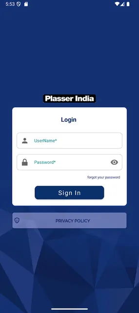 HRMS Plasser India screenshot 2