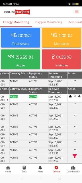 DrumBuffer IoT screenshot 2