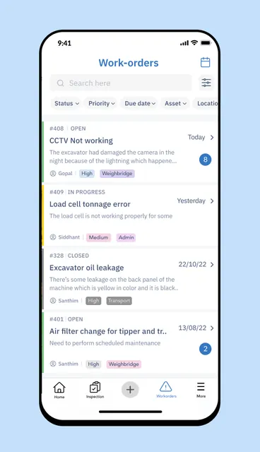 Opmaint screenshot 2