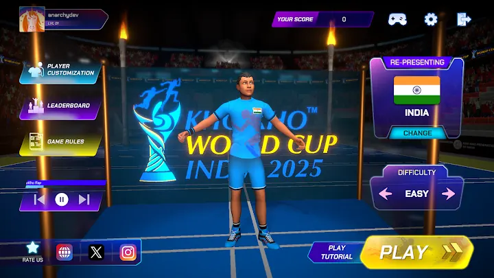 Kho Kho World Cup screenshot 1