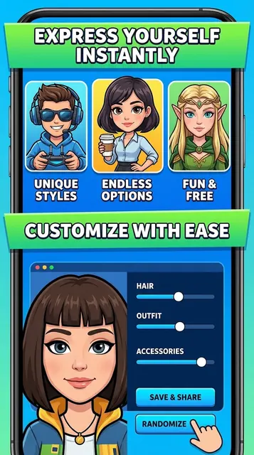 Face Avatar Maker Creator screenshot 1