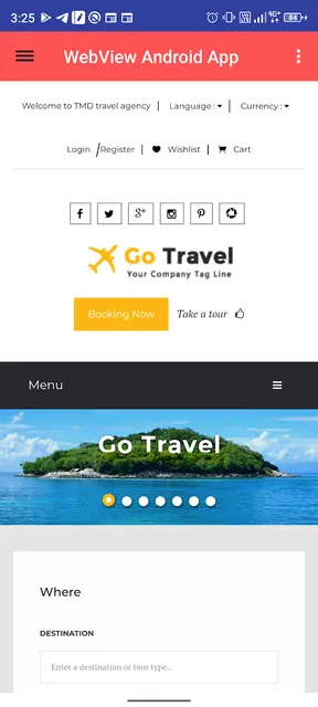 Webview Android App screenshot 4