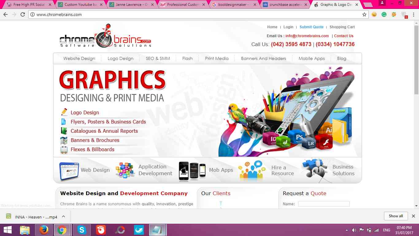 graphic & logo design company logo