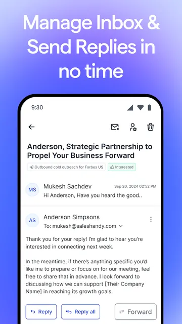 Saleshandy screenshot 3