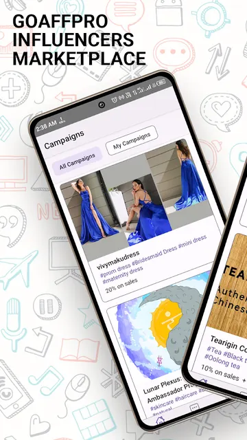 Goaffpro: Influencer Marketing screenshot 1