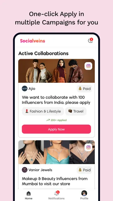 Socialveins: For Influencers screenshot 3