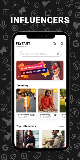 Flytant - Influencer Marketing screenshot 2
