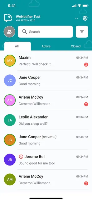 WANotifier Inbox screenshot 2