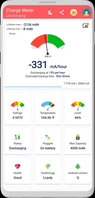 Charge Meter screenshot 2