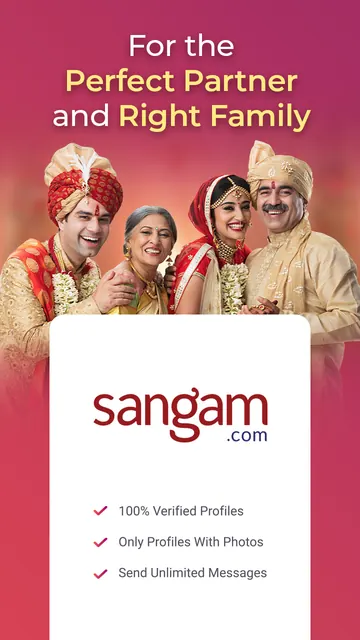 Sangam.com: Matrimony App screenshot 1