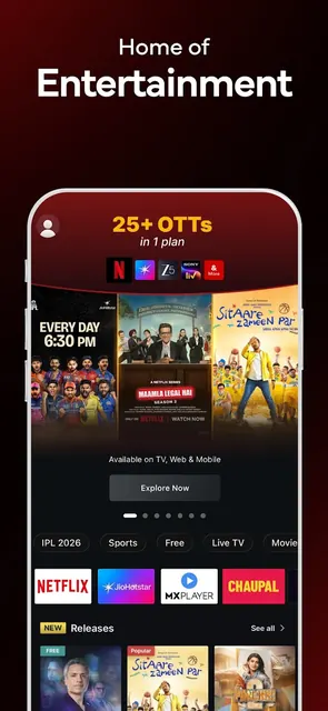 Airtel Xstream Play: 25+ OTTs screenshot 2