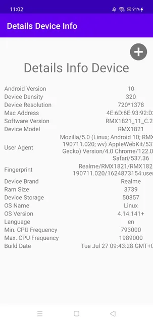 Device Detail Info screenshot 3