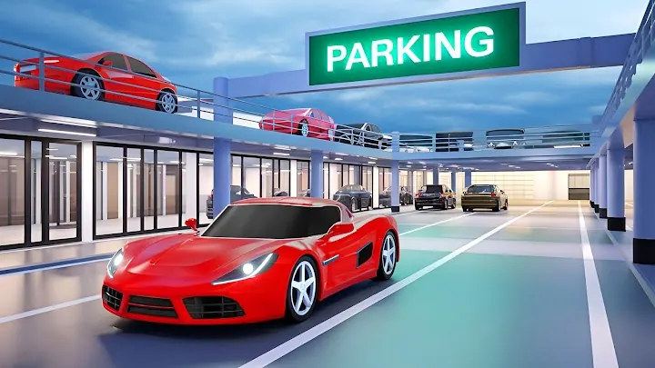 Multi Level Police Car Parking screenshot 2