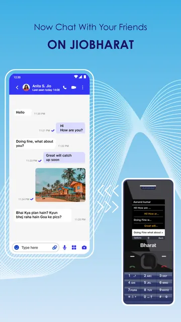 JioChat Messenger & Video Call screenshot 1