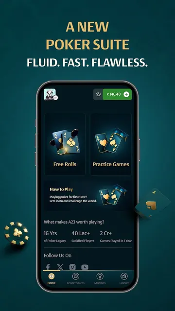 A23 Poker: Texas Holdem Poker screenshot 1