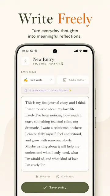 Zen Diary: Journal with Lock screenshot 3