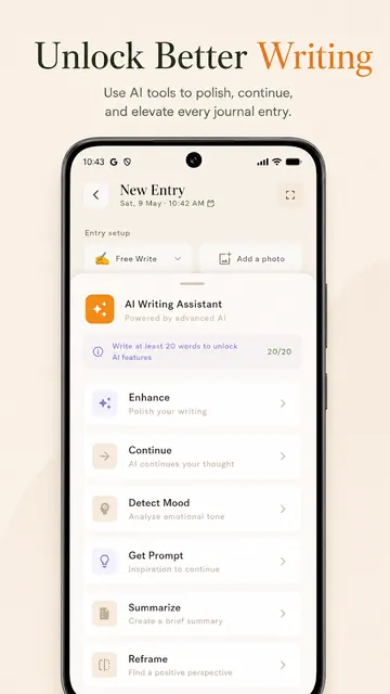 Zen Diary: Journal with Lock screenshot 4