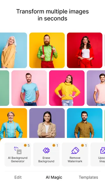 Pixelbin: AI Photo Editor screenshot 1