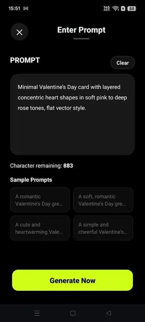 AI Valentine Day Card Maker screenshot 4