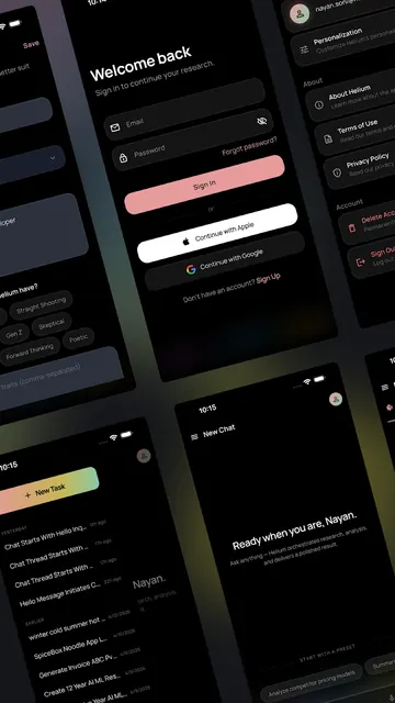 Helium AI screenshot 2
