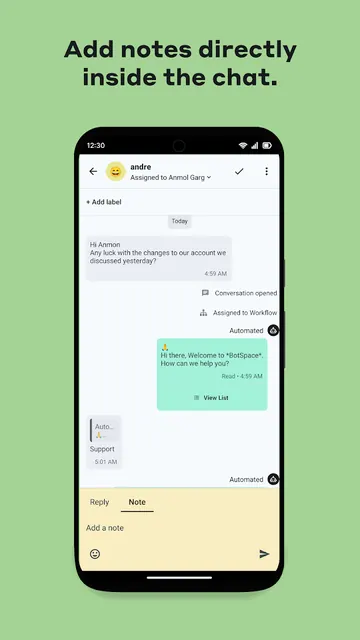 BotSpace Inbox screenshot 2