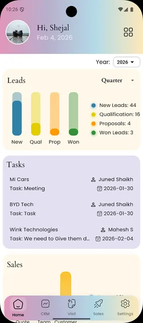 OperforceAI CRM screenshot 1