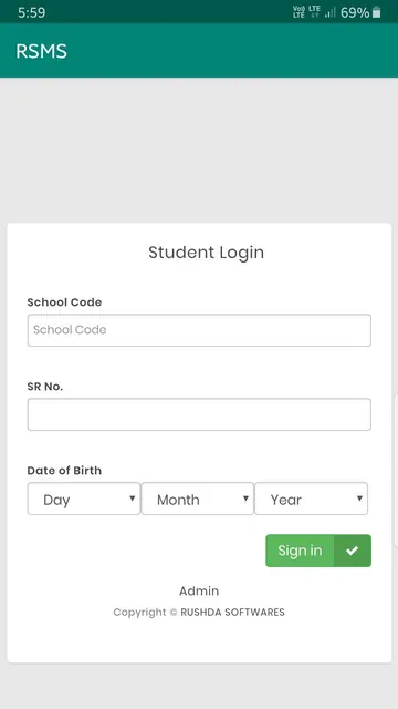 Rushda's School Management App screenshot 1
