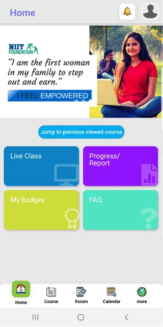 Learn@NIITFoundation screenshot 1
