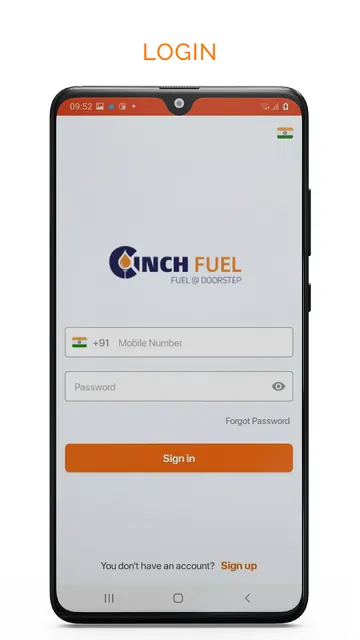 Cinch Fuel Customer App screenshot 1