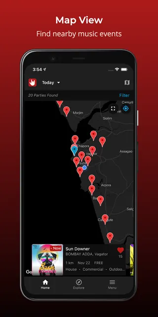 Party Hunt - Live Music Events screenshot 2