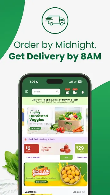 Otipy:Fresh Vegetable & Fruits screenshot 2