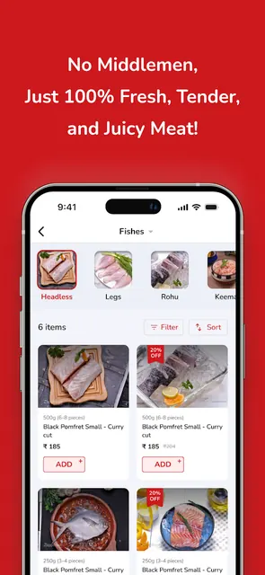 Zappfresh: Fresh & Frozen Food screenshot 4