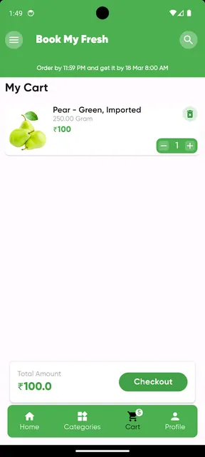 BookMyFresh screenshot 2