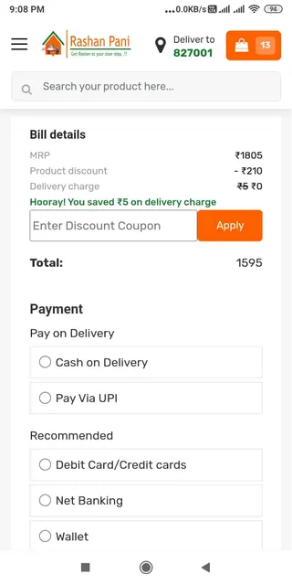 RashanPani: Delivery in Bokaro screenshot 5