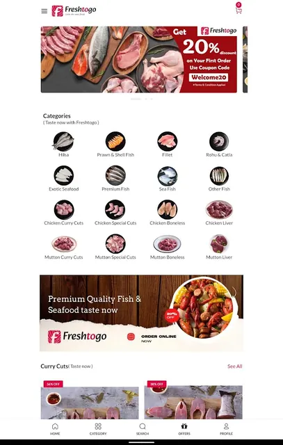 Freshtogo - Fish & Meat screenshot 1