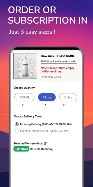 Matrim Milk: Milk Delivery App screenshot 3