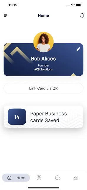 Cuir Ally Smart Business Cards screenshot 3