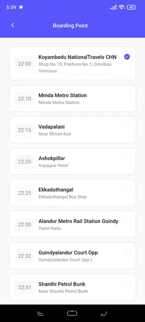 Vaganan Bus Ticket Booking App screenshot 4