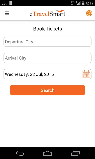 Bus ticket booking app across  screenshot 1